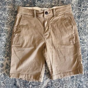 Abercrombie Kids Khaki Chino Uniform Shorts Boys